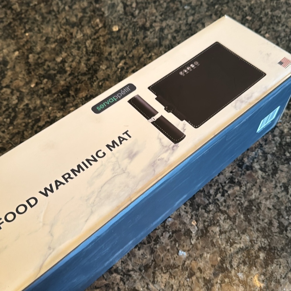Silicone Food warming mat Black Electric Heating Pad for Food NEW IN BOX - Picture 2 of 13